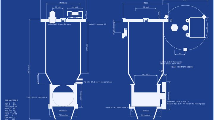 Hopper assembly blueprint